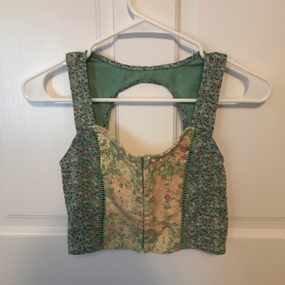 Urban Outfitters Floral Crop Top